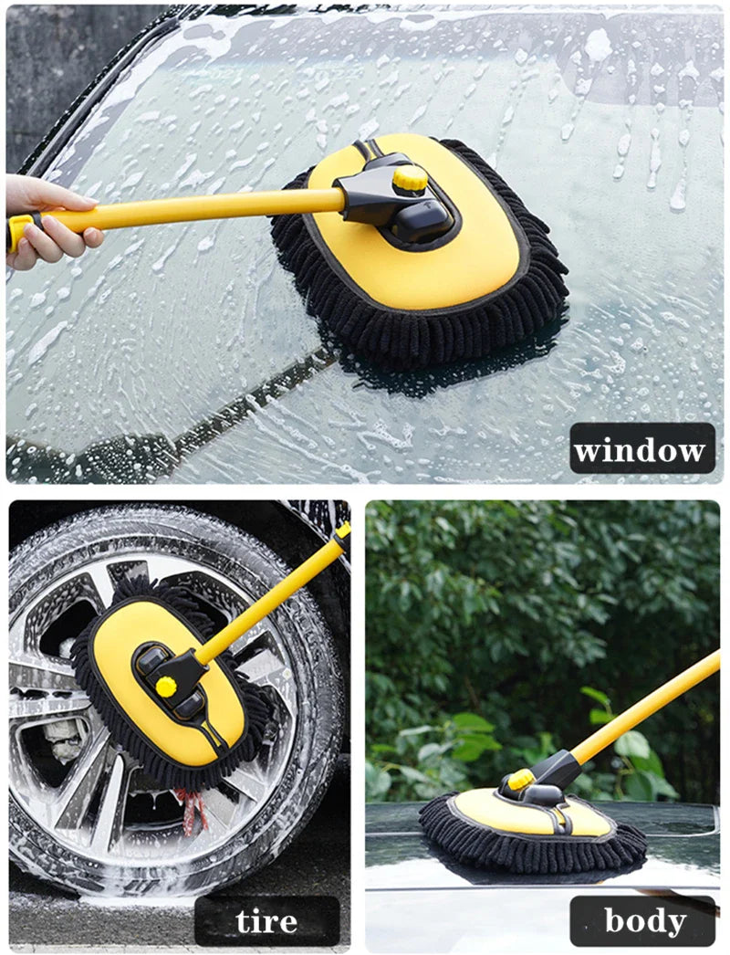 Telescoping Retractable Long Handle Car Wash Mop
