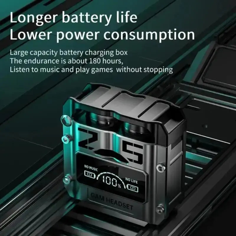 M25 TWS Hi-Fi Stereo & Noise Reduction HD Call Earphones with LED Self-Charging Case