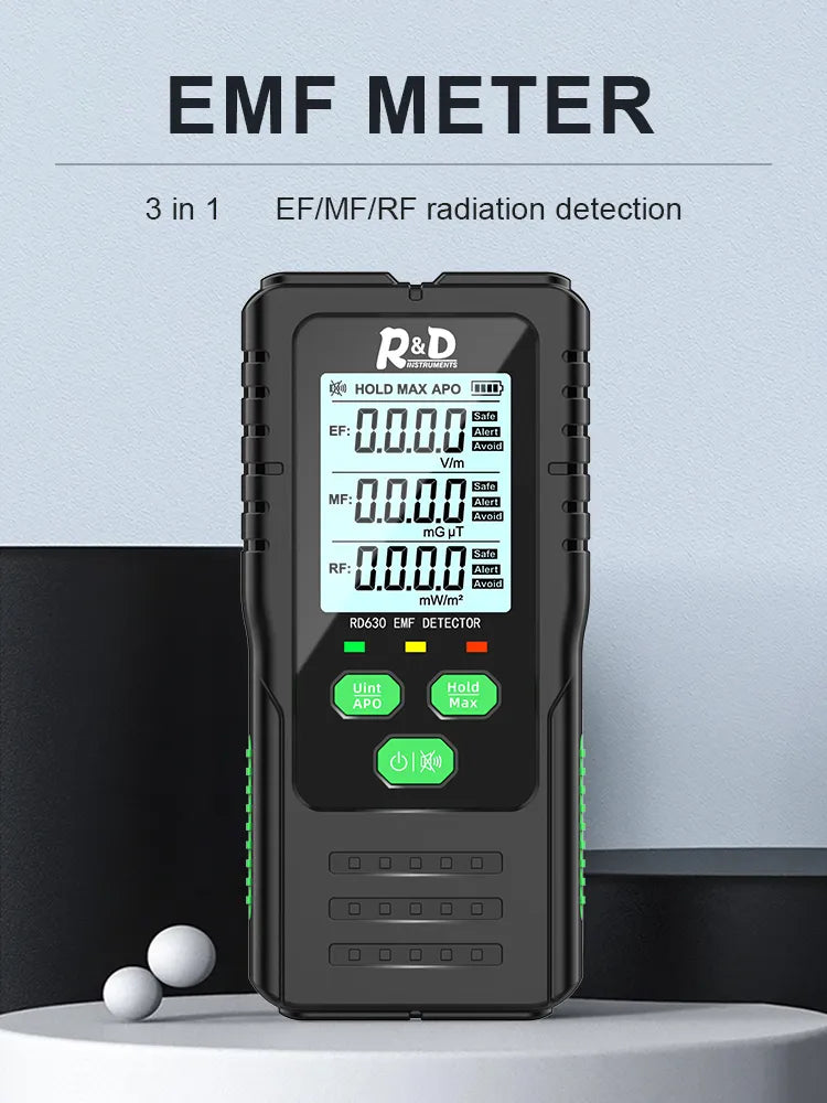 Multifunctional Electromagnetic Field Radio (EMF)Radiation Detector