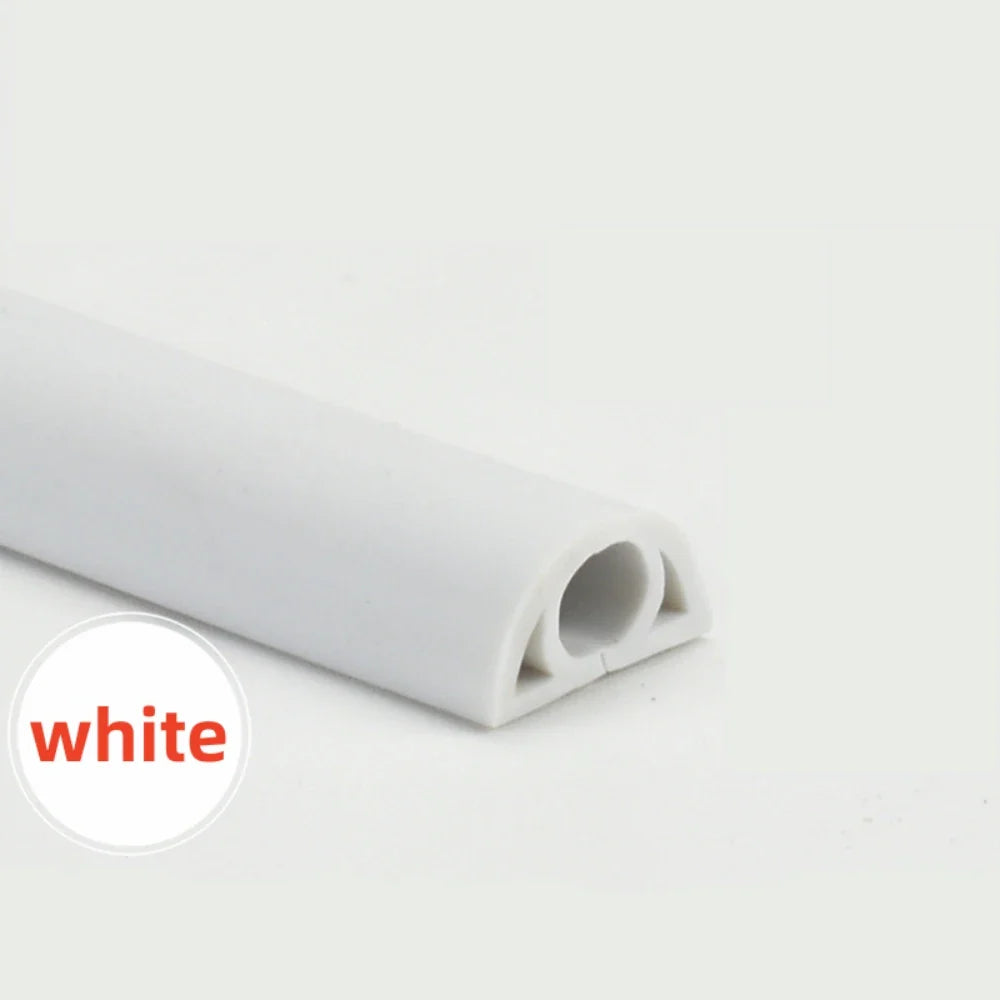 Flexible & Durable PVC Self-adhesive Floor / Wall Cord Cover