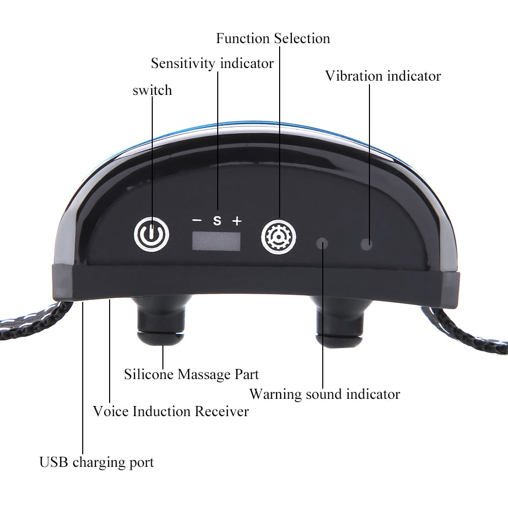 Ultrasonic+Vibration Dog Anti Barking Training Collar (NO Electroshocks)
