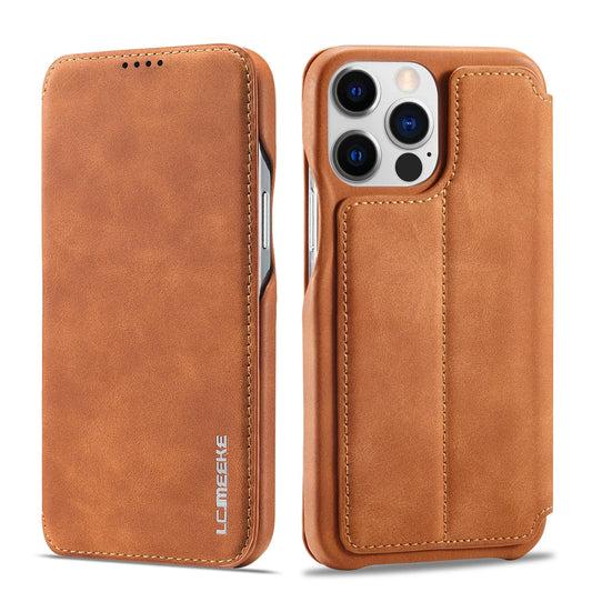 LuxeGuard Slim & Lightweight Flip Wallet Case for iPhone with Kickstand