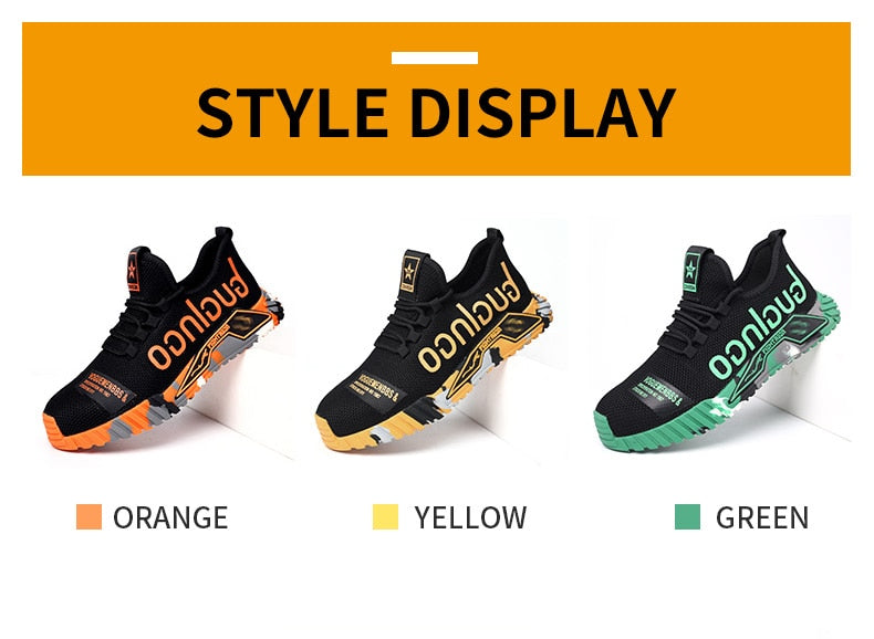 Indestructible Puncture & Smashing Proof Work Safety Shoes