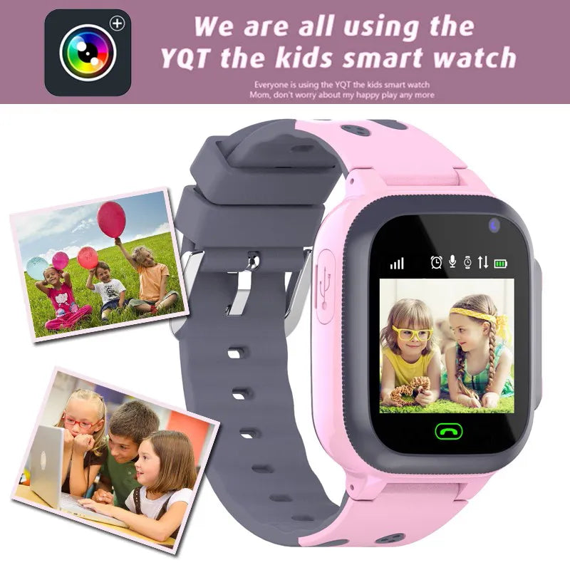 Kids GPS Tracker SOS Call Waterproof Smartwatch