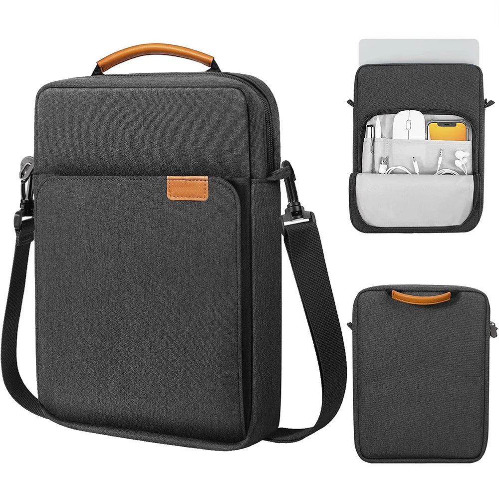 Premium 360° Protective 5 Pockets Tablet Sleeve with Plush Protection