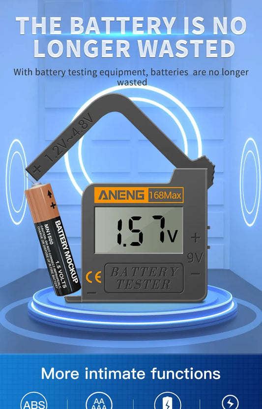 ANENG Universal Digital Display Lithium Battery Tester