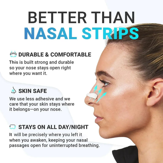 Smart Magnetic Nasal Breathing Dilators for Snoring Relief and Airflow Support