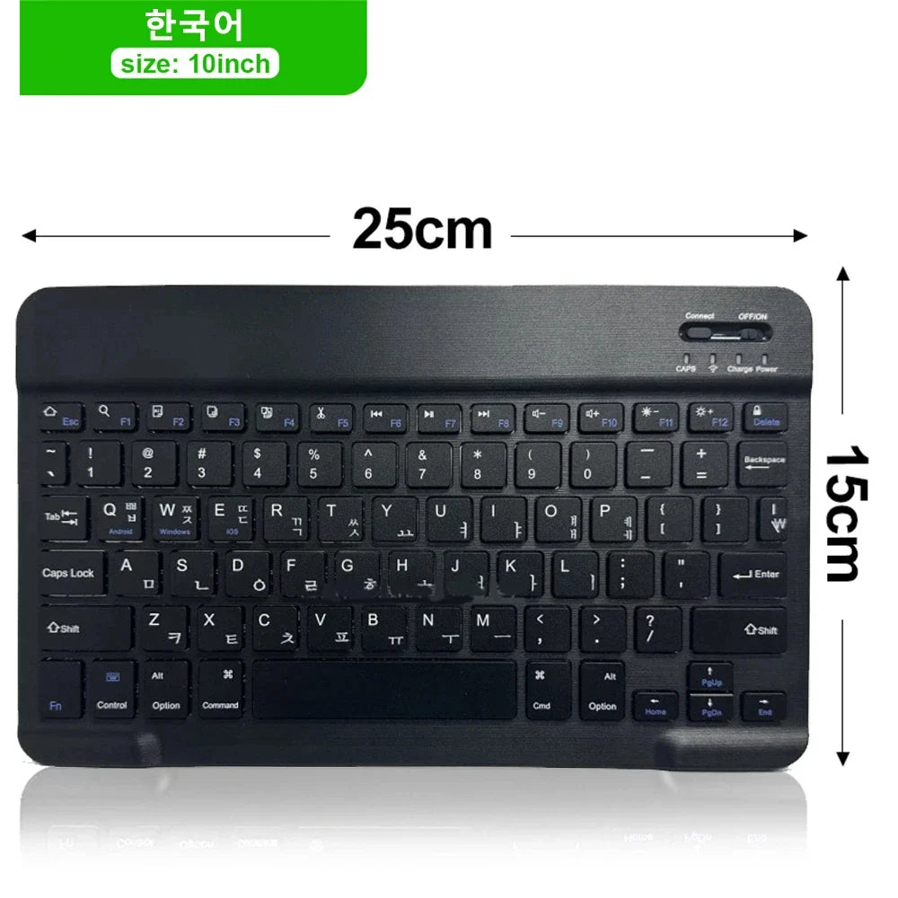 Compact Bluetooth Wireless Ultra-Quiet Keyboard & Mouse For IOS / Android /  Windows
