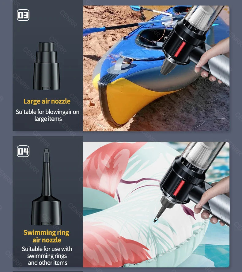 CENRR Powerful Handheld Wireless Dual Cleaning Functions Vacuum Cleaner