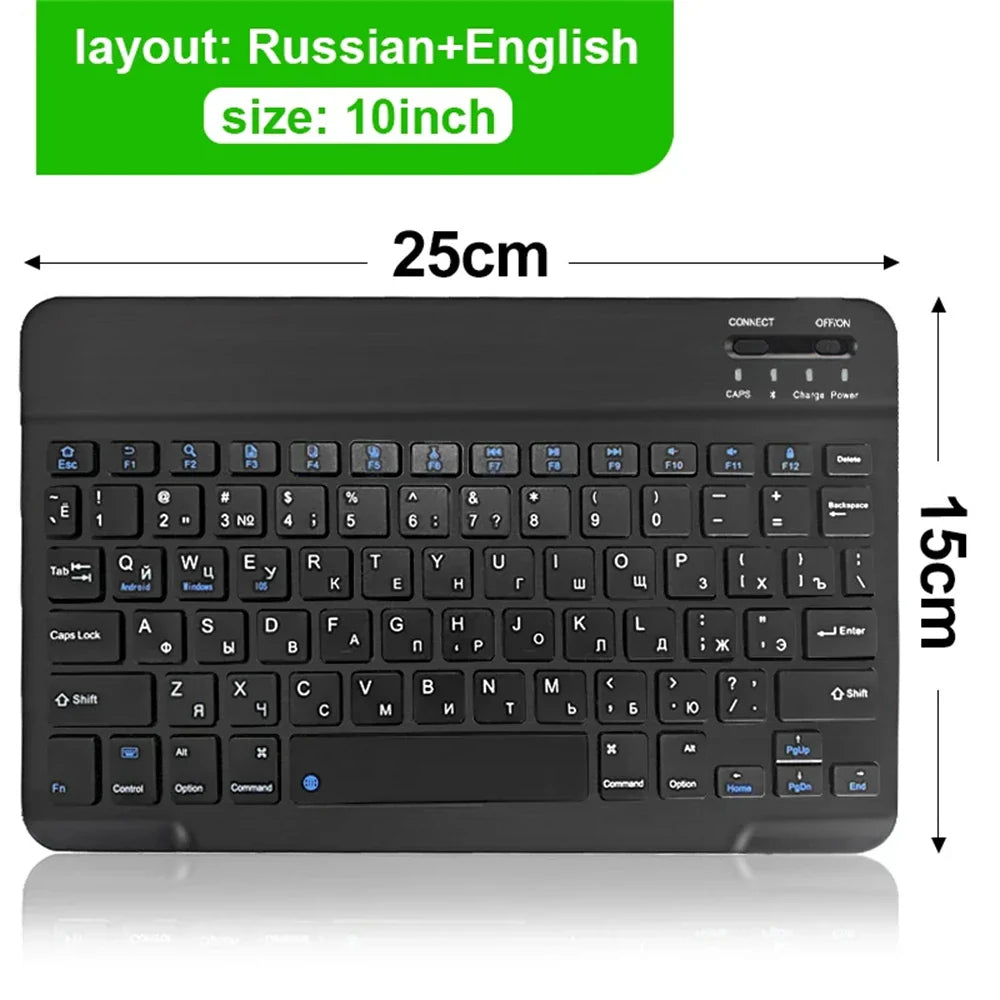 Compact Bluetooth Wireless Ultra-Quiet Keyboard & Mouse For IOS / Android /  Windows