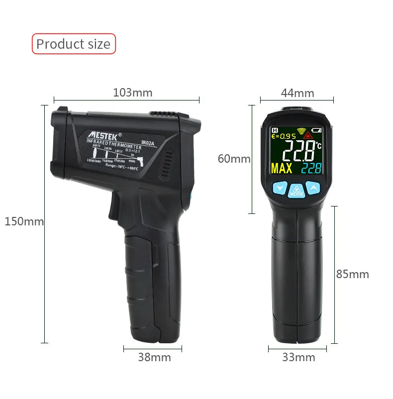 Digital Infrared Non-contact High Precision Laser Thermometer