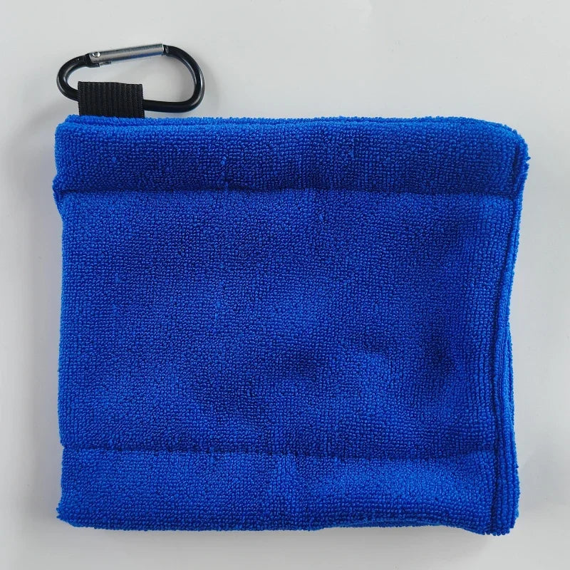 ProClean Pocket Microfiber Golf Ball Cleaning Towel with Clip (2 pcs)