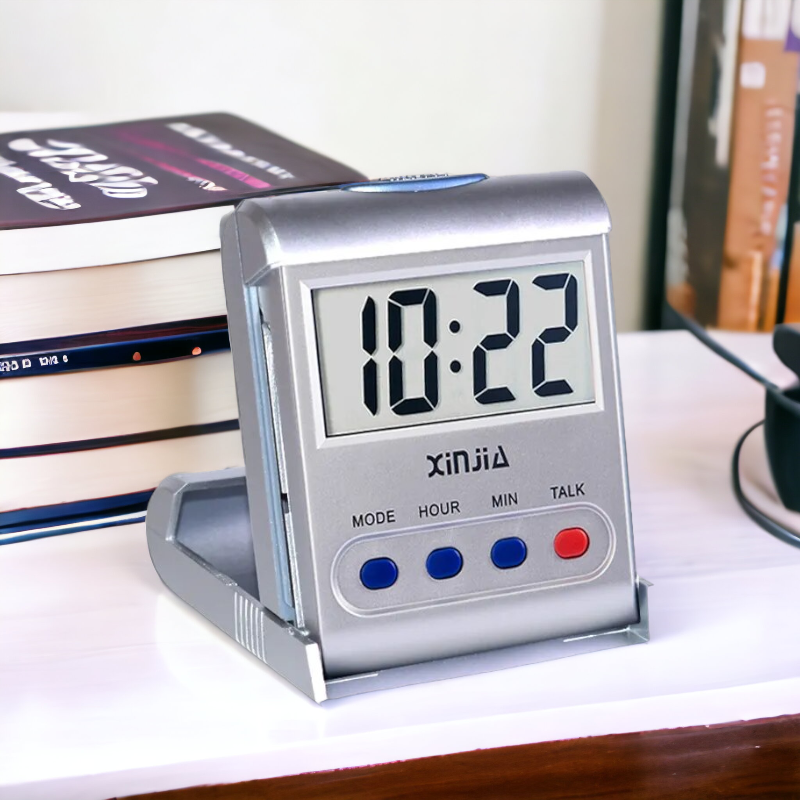 Talking Digital Alarm Clock+Talking Wristwatch Set For the Elderly
