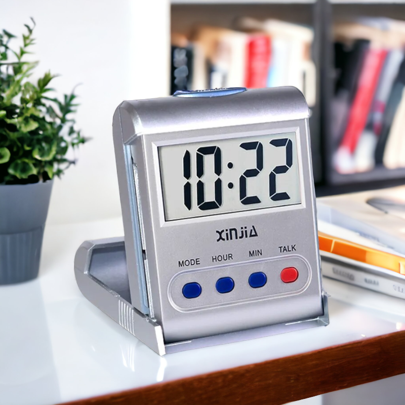 Talking Digital Alarm Clock+Talking Wristwatch Set For the Elderly