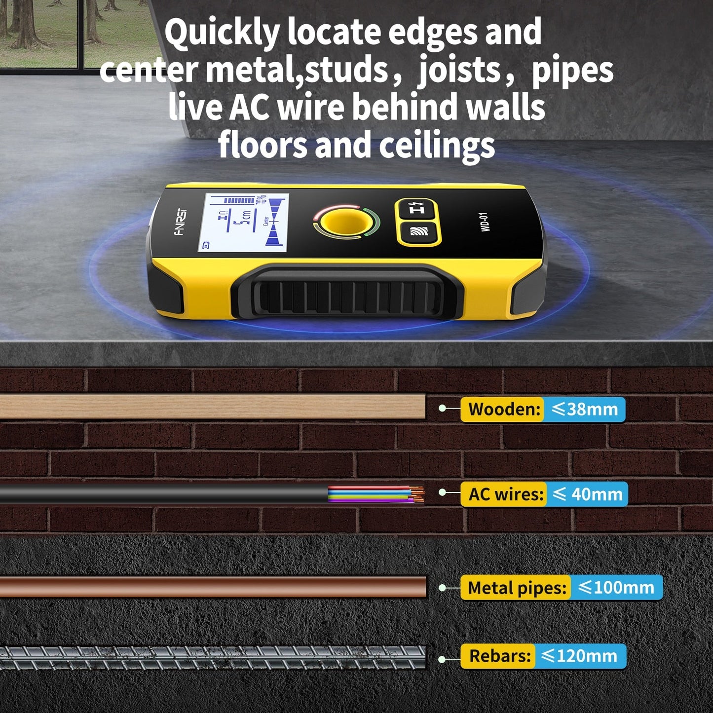 Newly Designed Metal / Wires / Wood Wall Scanner