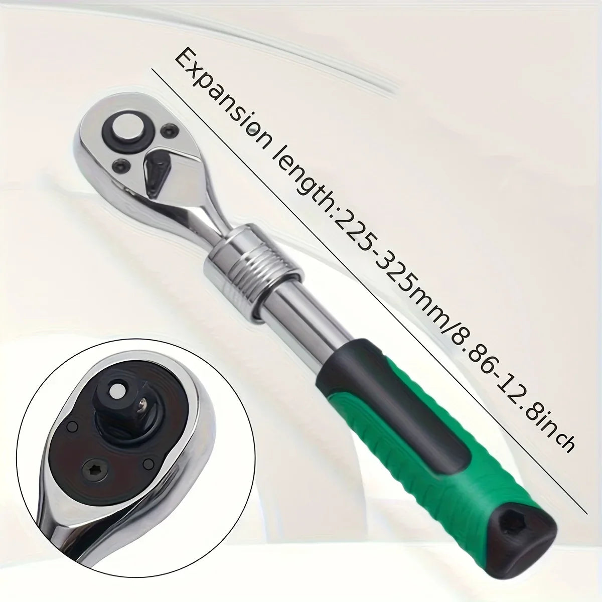 Telescopic Ratchet Wrench Set – Dual Direction with Adjustable Handle