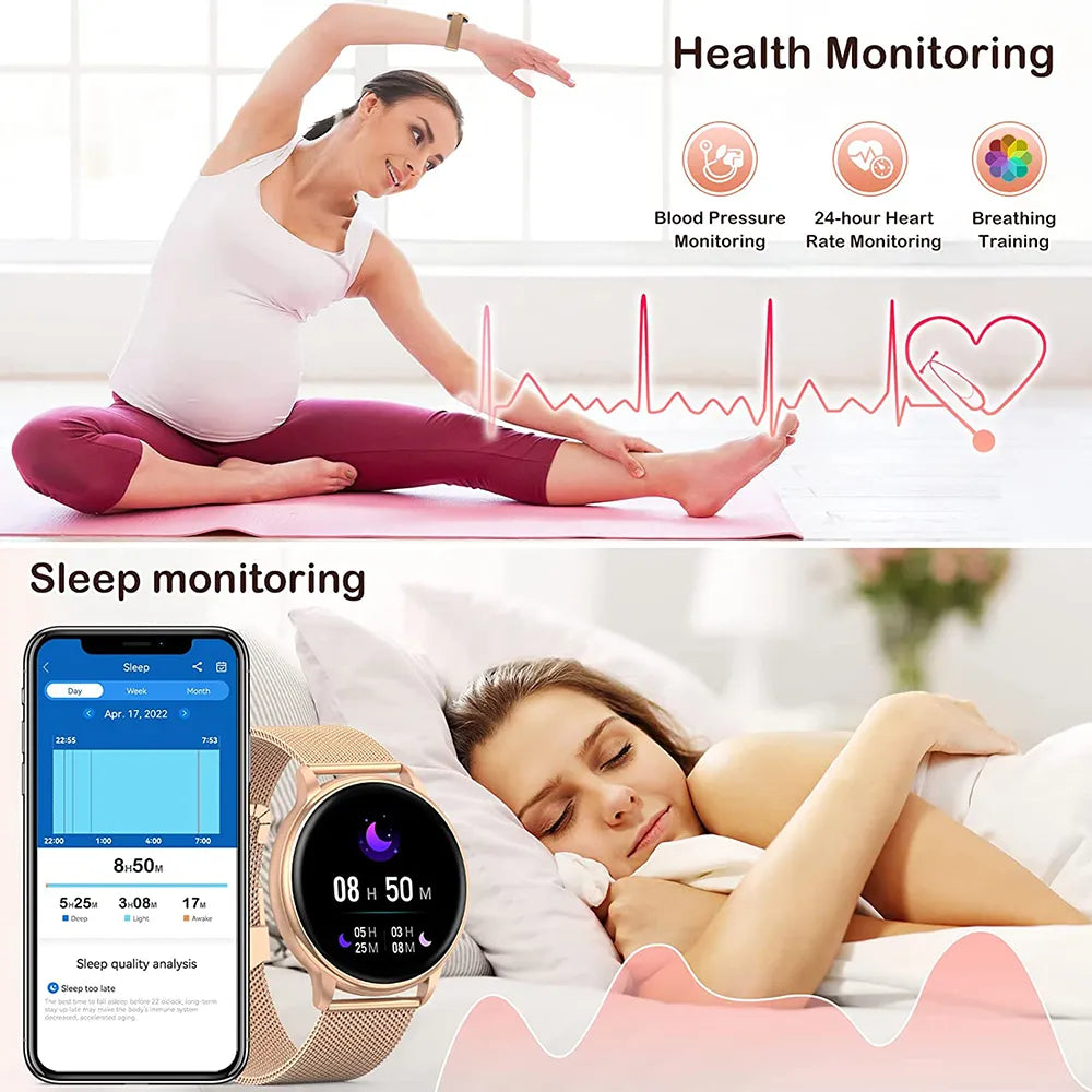 Bluetooth Health Monitoring Smartwatch For Android & IOS