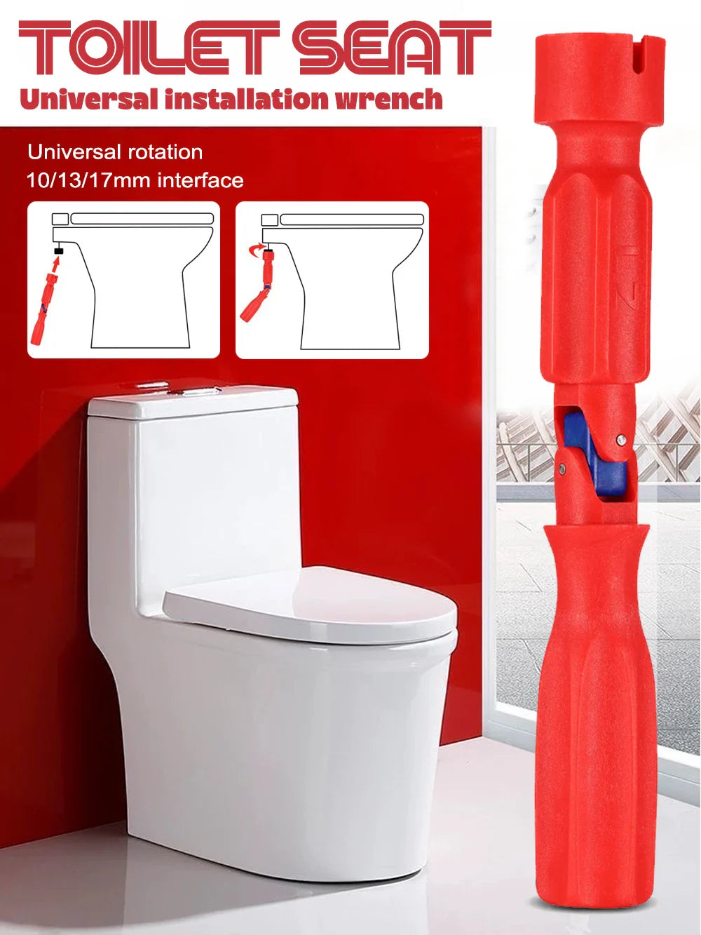 Professional Universal Toilet Seat Installation Wrench