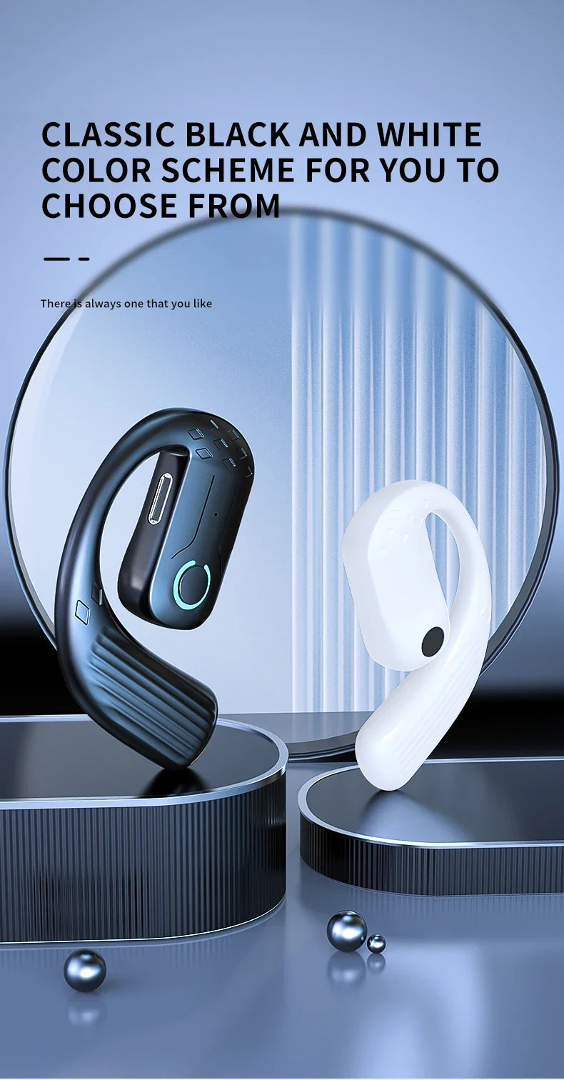 Comfort-Fit 180°Rotation Crystal Clear Calls & ENC Noise Reduction Stereo Sound Headset