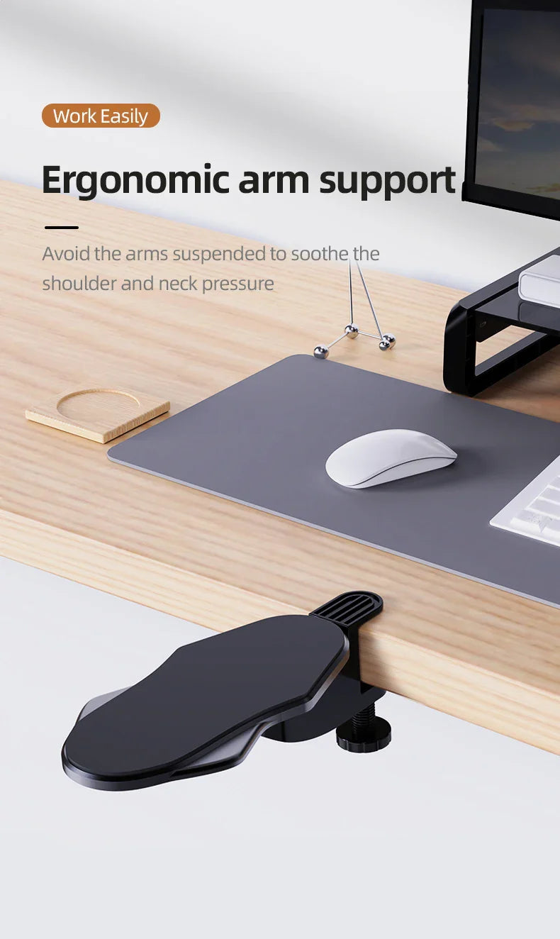 ArmEase Ergonomic Rotating Desk Arm & Wrist Rest Healthy Posture Support Pad