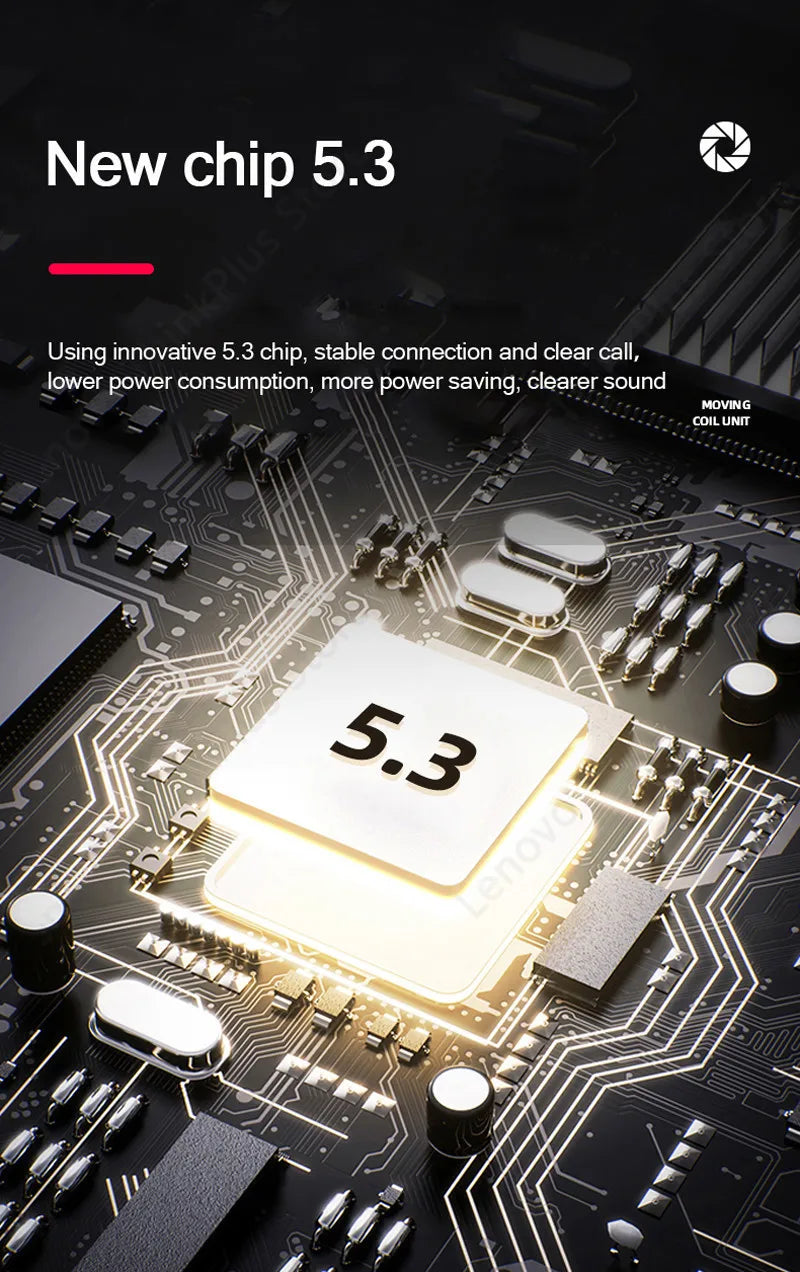 Lenovo X4 Wireless Bone Conduction HiFi-Sound Low Latency Headphones