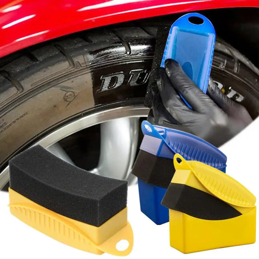 Car Tires Polishing / Waxing Sponge Brush (2pcs set)