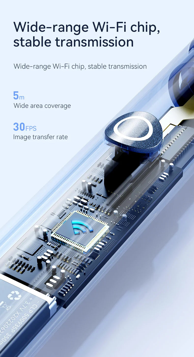 WiFi 3-in-1 Ear Otoscope- HD Camera 360° Precision Robotic Tweezer & Gentle Silicone Earpick