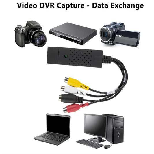 USB Video Adapter Converter from VHS & DVD to Digital Format