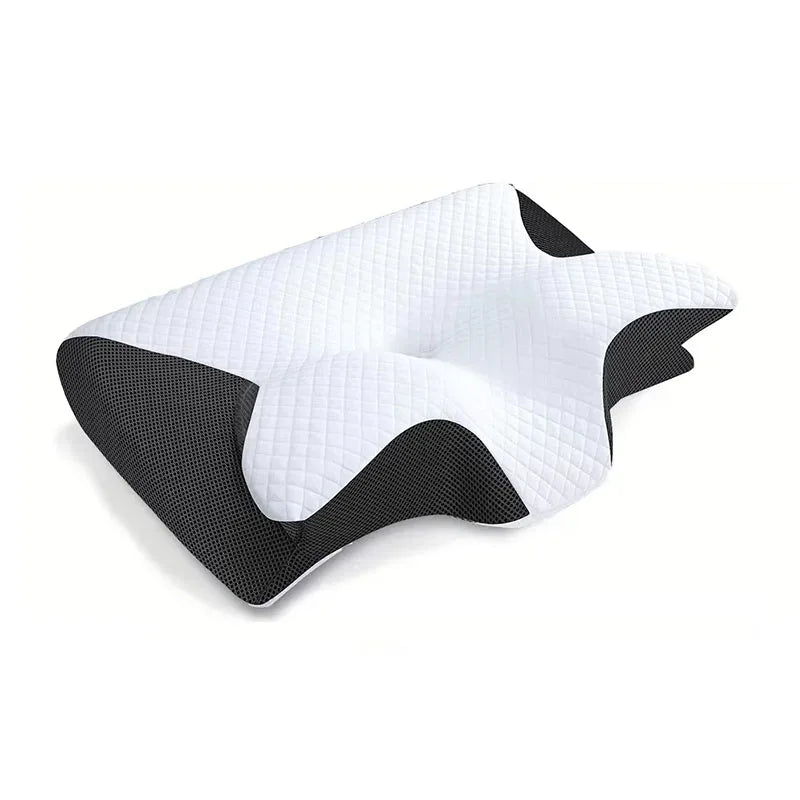 Cervical Support Orthopedic 2-in-1 Memory Foam Neck & Shoulder Pressure Relief Pillow