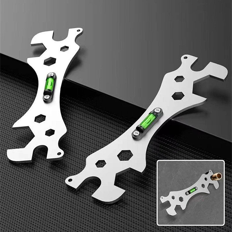Multi-Angle & Hex Sizes Universal Faucet Leveling & Installation Wrench