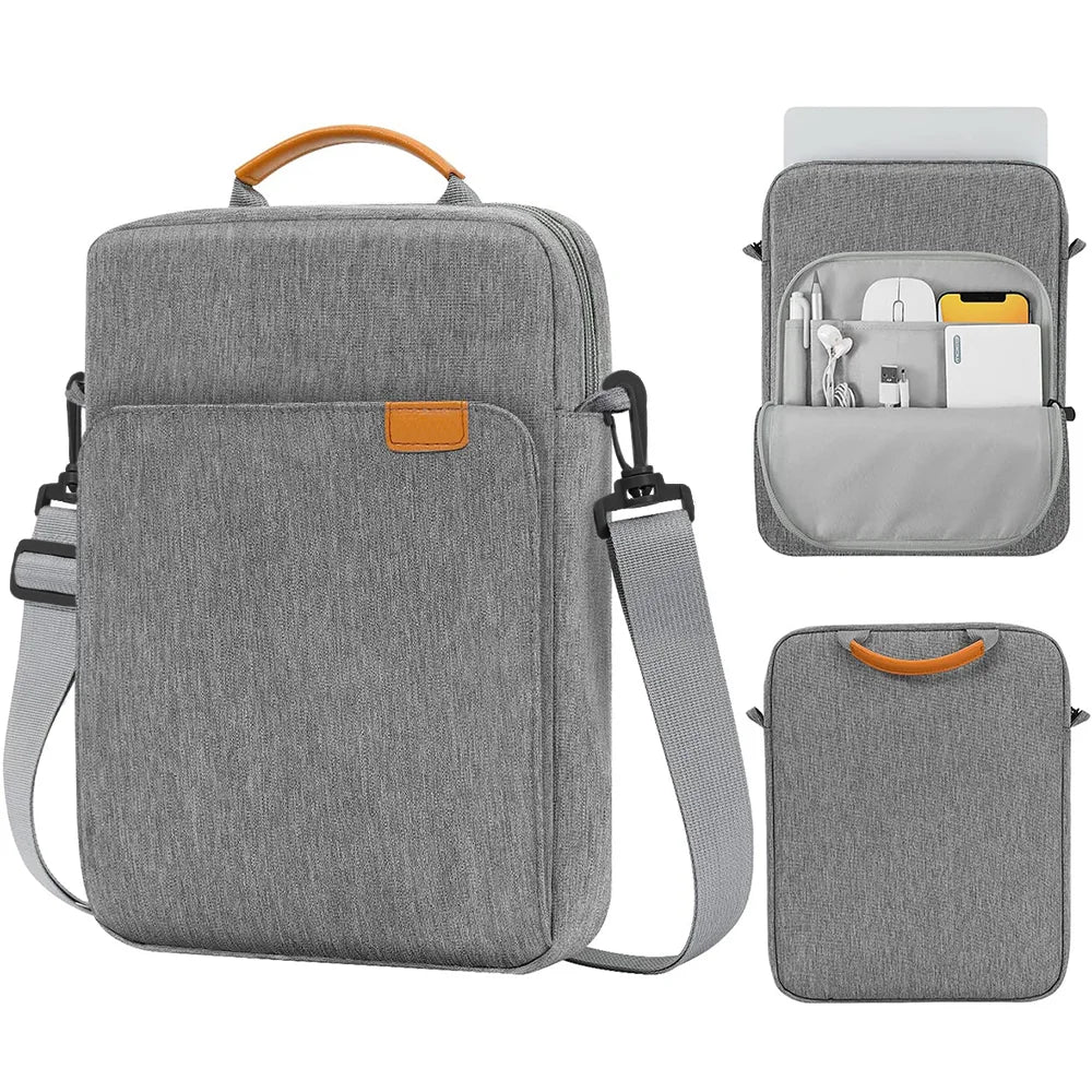 Premium 360° Protective 5 Pockets Tablet Sleeve with Plush Protection