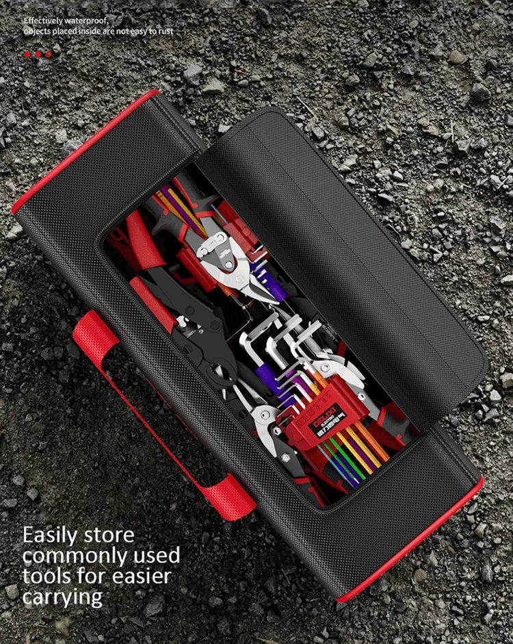 DELIXI Japanese Heavy-Duty Waterproof Rugged Oxford Compact Tool Carrier
