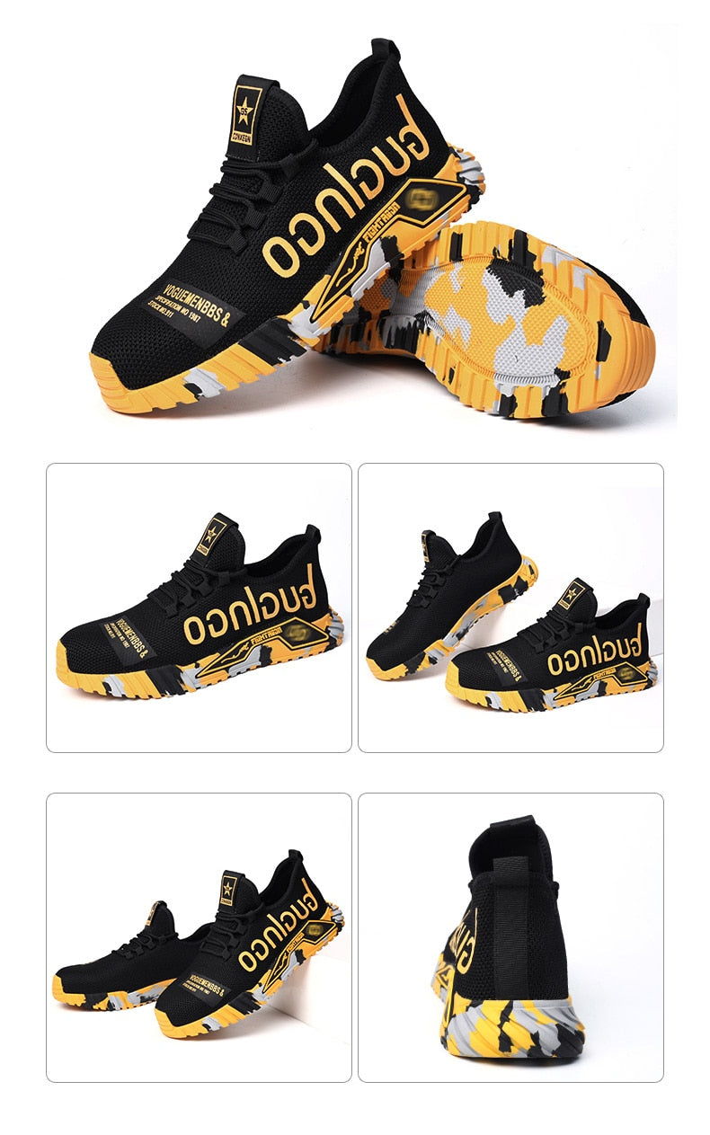 Indestructible Puncture & Smashing Proof Work Safety Shoes