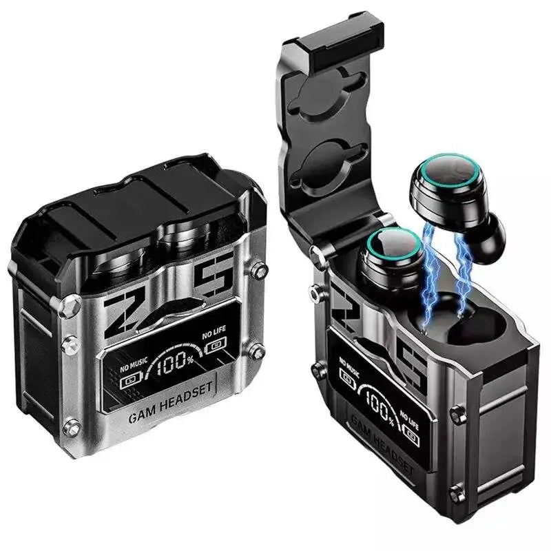 M25 TWS Hi-Fi Stereo & Noise Reduction HD Call Earphones with LED Self-Charging Case