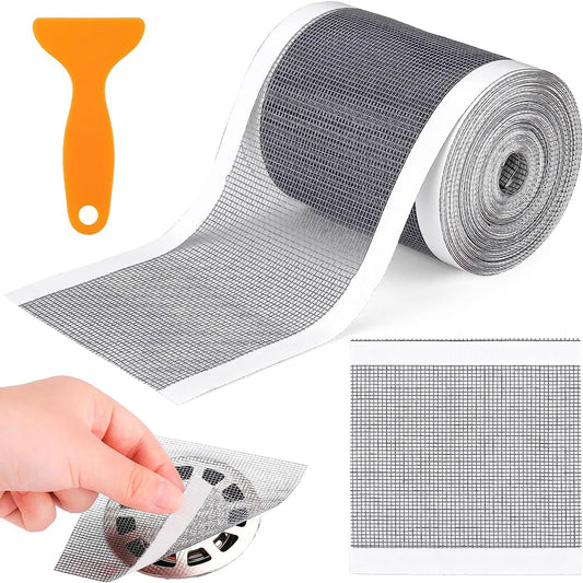 Self-Adhesive Disposable Floor Drain Mesh Filter Stickers