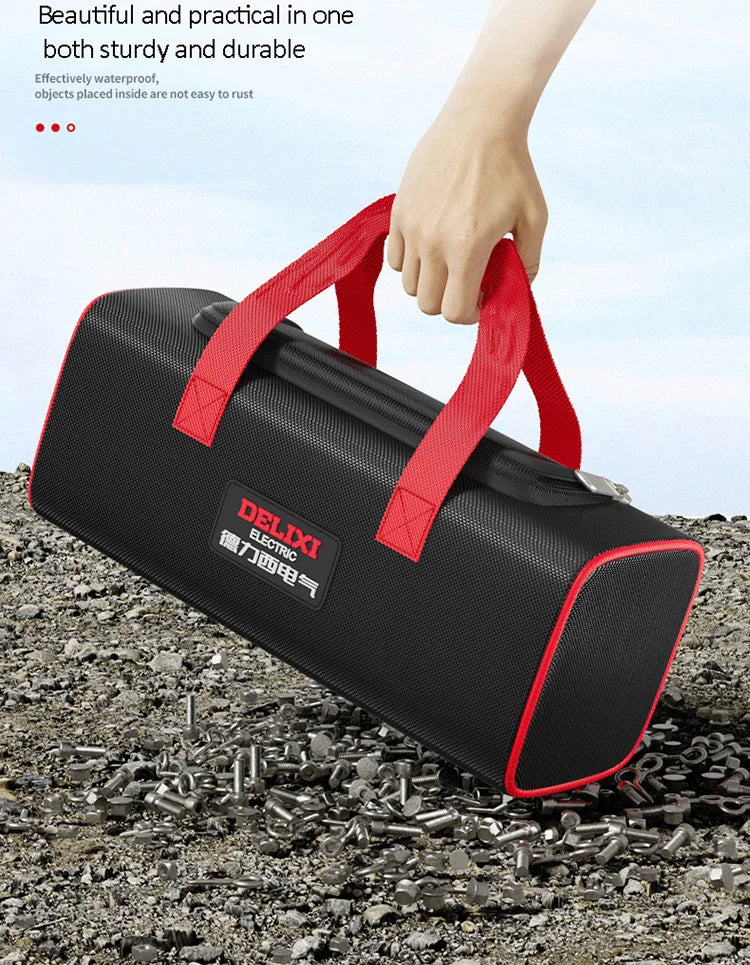 DELIXI Japanese Heavy-Duty Waterproof Rugged Oxford Compact Tool Carrier