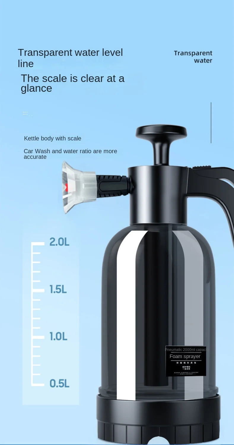 Bleo™ Multi-Surface 2L Foam Sprayer – Adjustable Nozzles & Wide Fan Spray
