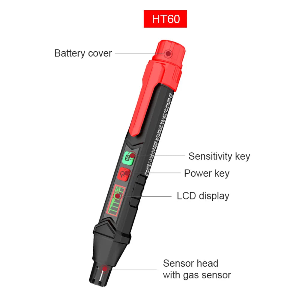 HT61 Sound & Screen Flammable Gases Leak Detector
