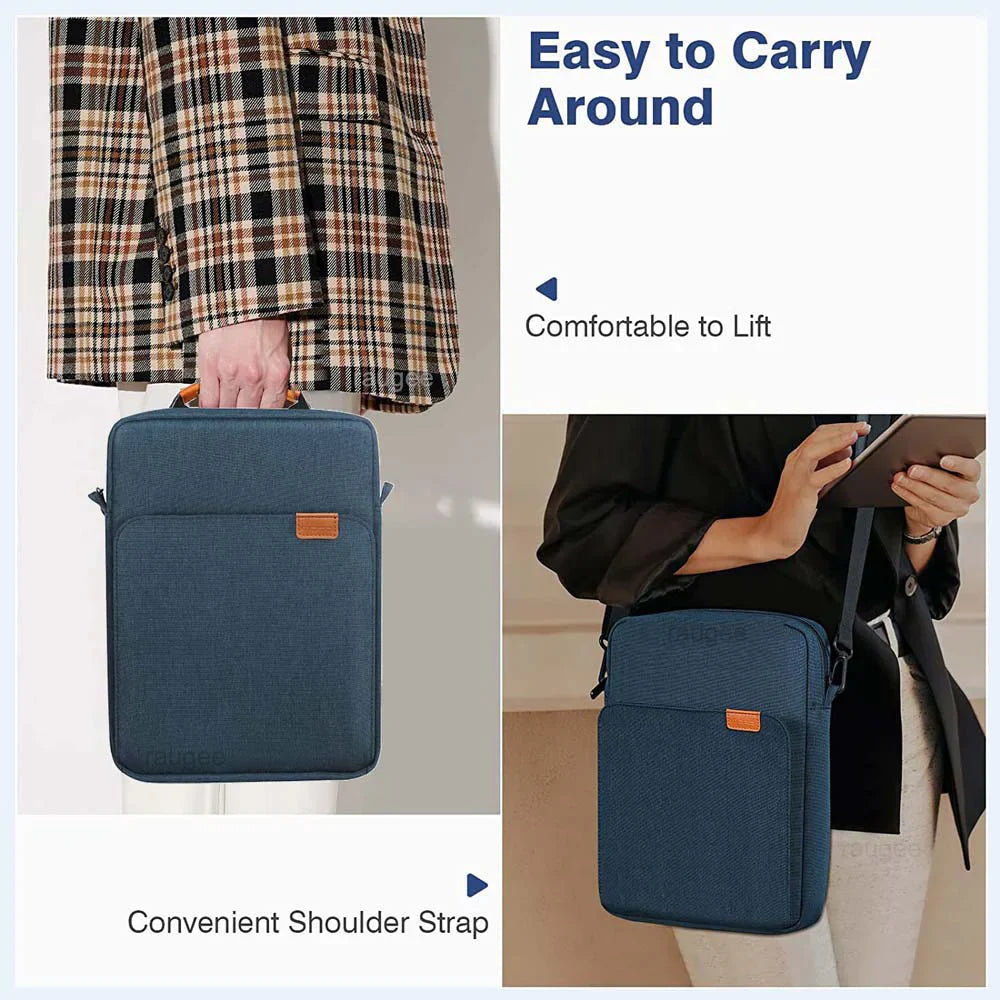 Premium 360° Protective 5 Pockets Tablet Sleeve with Plush Protection