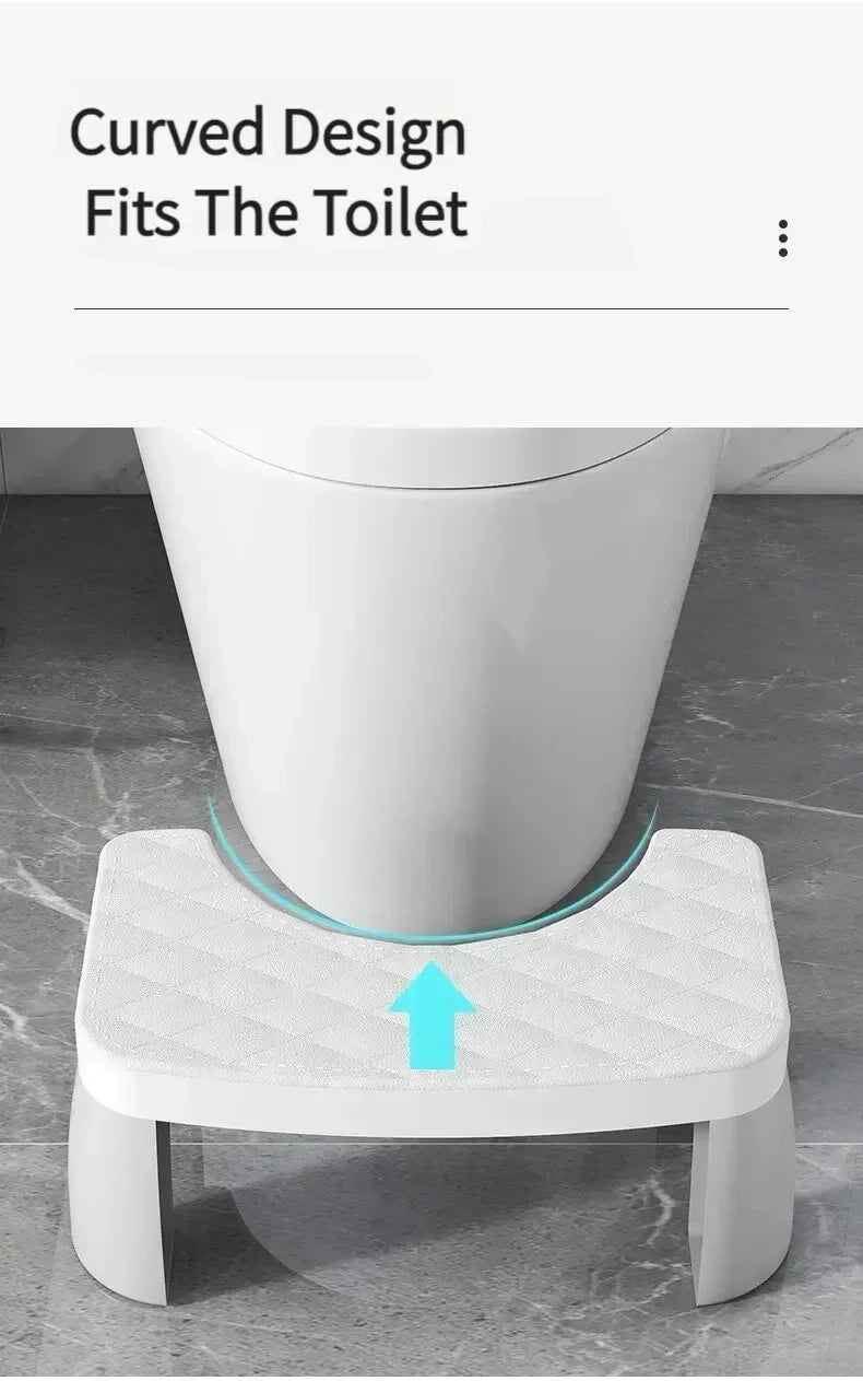 HealthBoost Toilet Aid Stool – Promotes Natural Posture for Strain-free Bathroom Visits