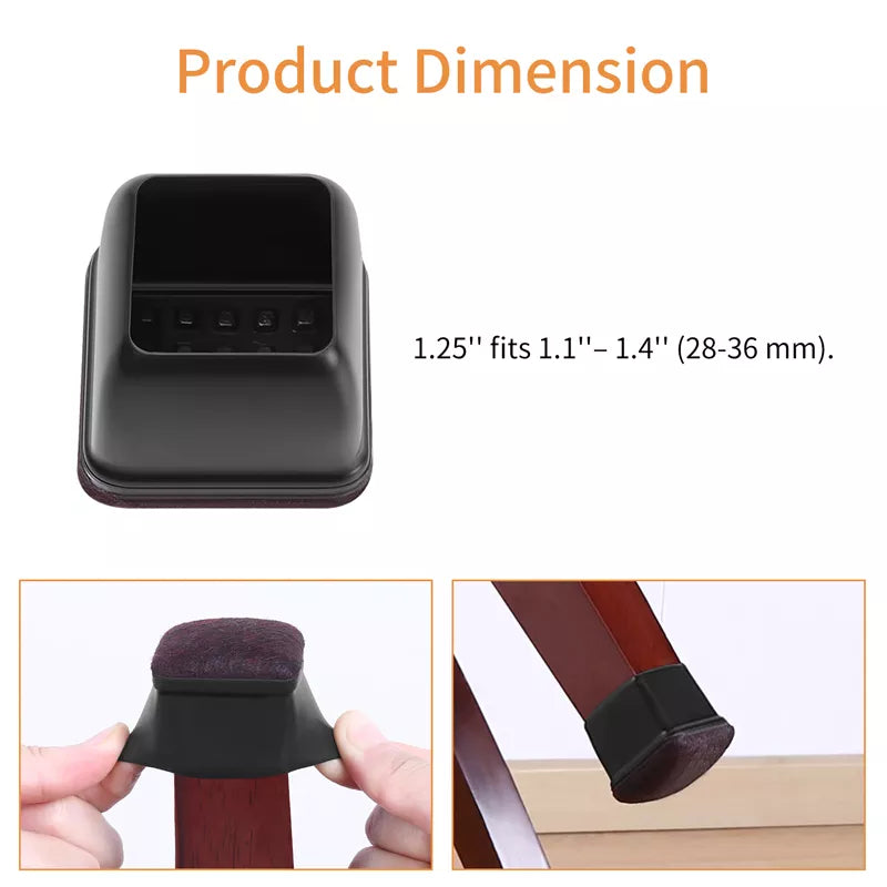 Furniture Leg Silicone Floor Protectors Pad Cups