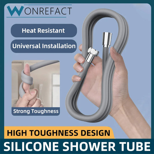 Flexible Leak-Proof Anti-Twist & Tangle Super Durable Silicone Shower Hose