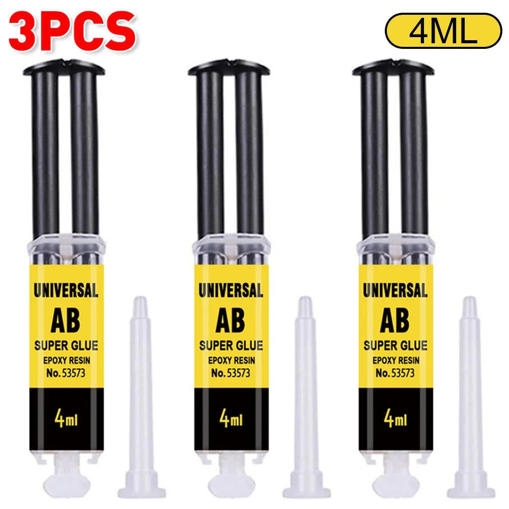 Japanese Heat Resistant Waterproof Super Adhesive Epoxy Resin Instant AB Glue (2pcs)