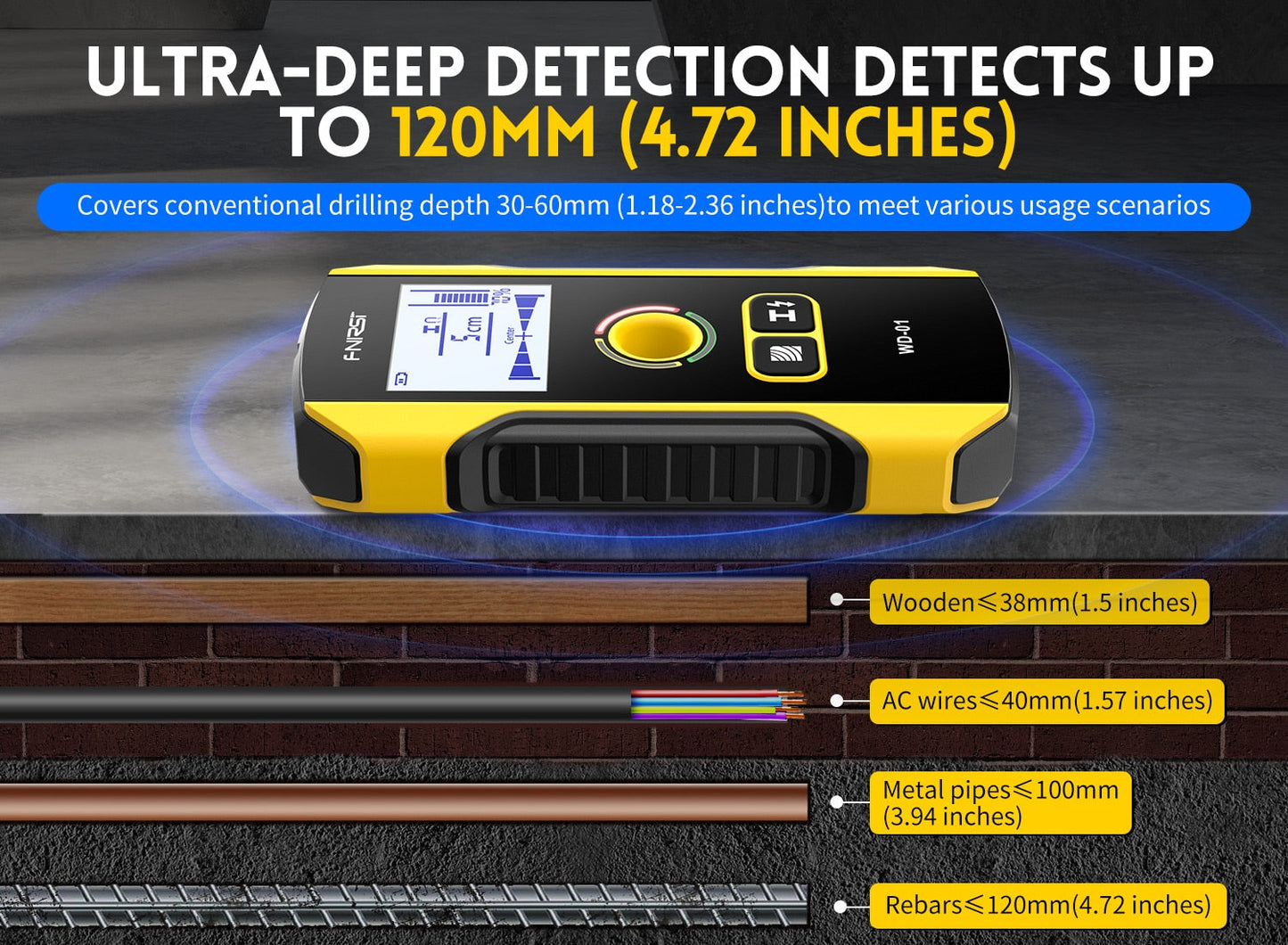 Newly Designed Metal / Wires / Wood Wall Scanner