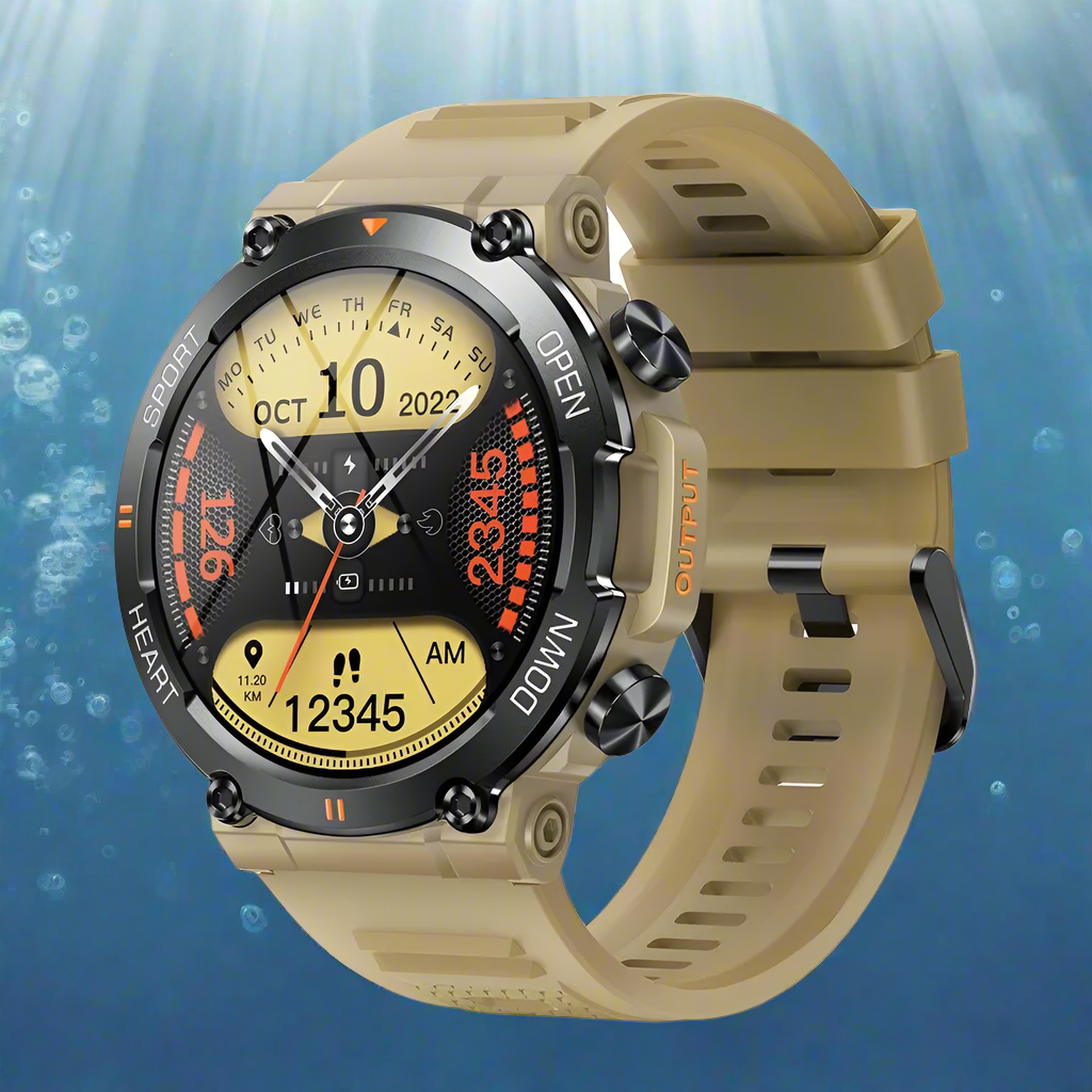 Ultra Durable Construction HD Bluetooth Health Tracker Smartwatch For Android & IOS