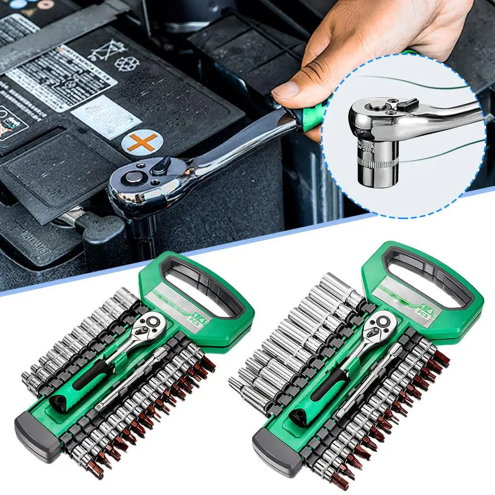 Telescopic Ratchet Wrench Set – Dual Direction with Adjustable Handle