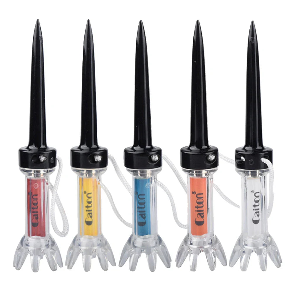 Caiton Magnetic 360° Zero-Bend Reusable Golf Tee Set (5pcs)