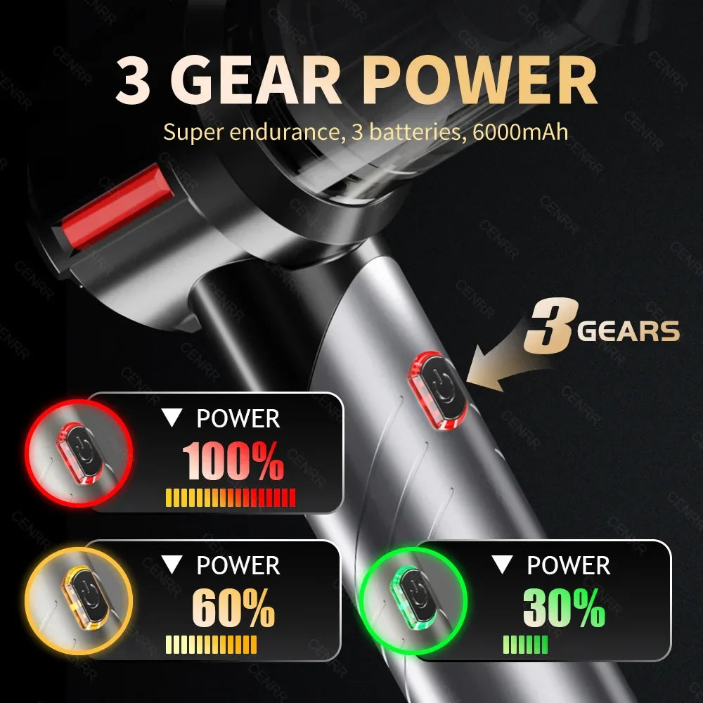 CENRR Powerful Handheld Wireless Dual Cleaning Functions Vacuum Cleaner