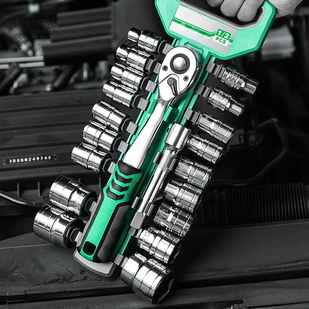 Telescopic Ratchet Wrench Set – Dual Direction with Adjustable Handle