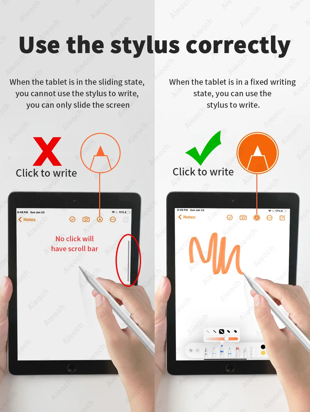 A33 Magnetic Stylus Pen For Android & iOS with Power Display